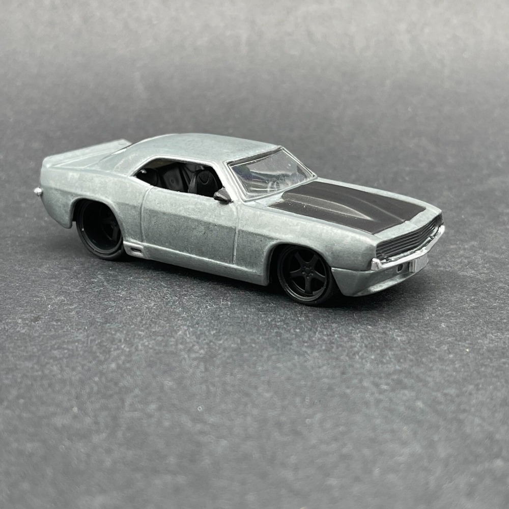 Jada 1969 69 Chevrolet Chevy Camaro Raw Zamac Bigtime Muscle Diecast 1/64 Scale